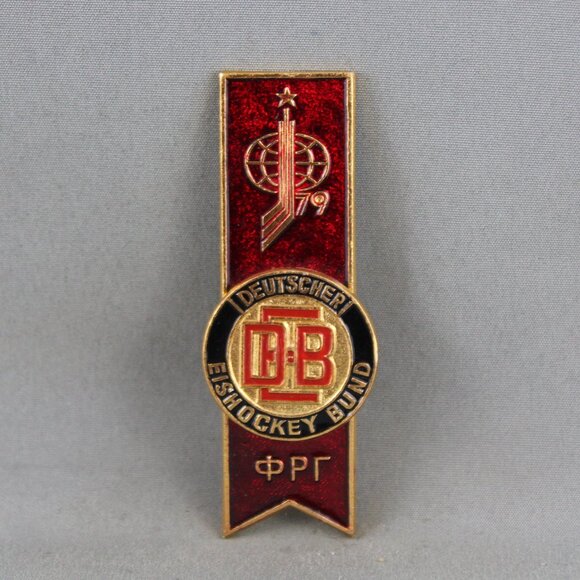 1979 World Hockey Championships Pin - Team West Germany - Stamped Stacked Pin - Picture 3 of 3